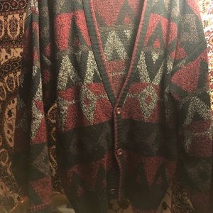 Boho oversized cardigan